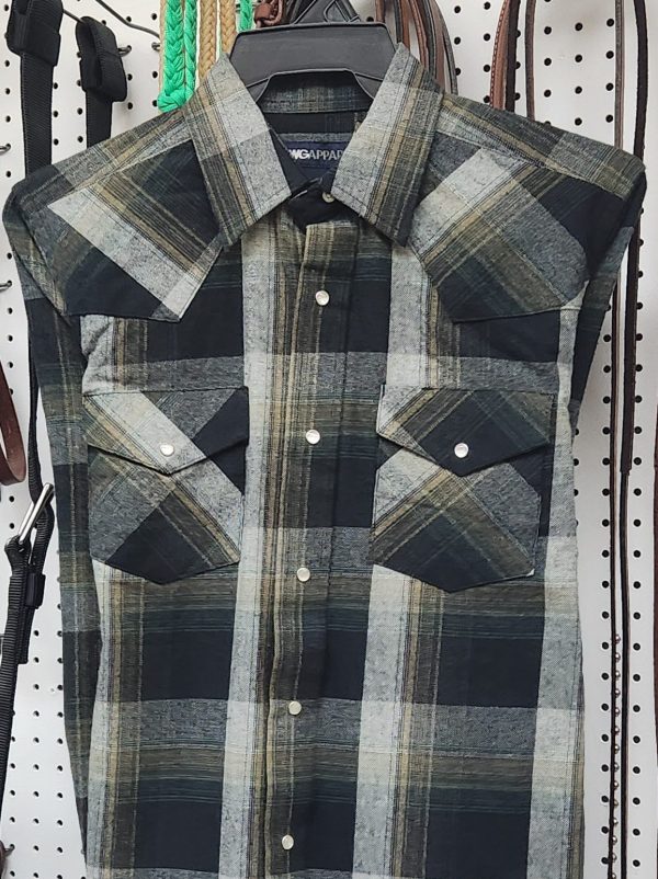 MWG Olive Flannel