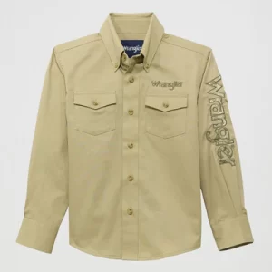 Wrangler Classic Boys Logo Shirt