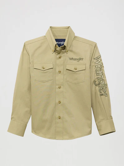 Wrangler Classic Boys Logo Shirt